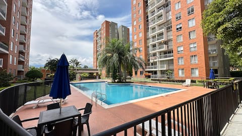 Beautiful new apartment with a pool and security