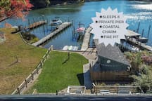 Waterfront House with Private Dock and Fishing rental in Reedville