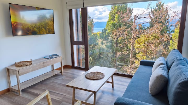 Increíble Apartamento Con Balcón Parrilla,vista - San Carlos de Bariloche