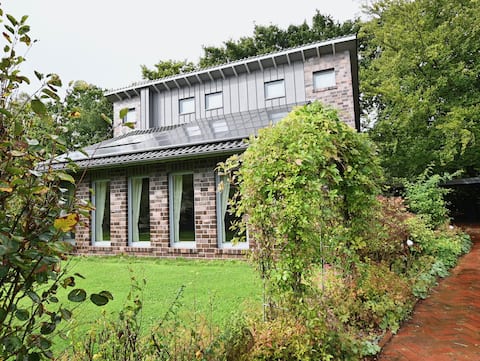 Dream house with a beautiful garden