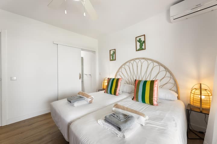 Bedroom 2 with ensuite bathroom 