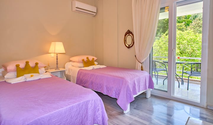 Villa Euphoria Apt 1 Afionas Dhomë gjumi