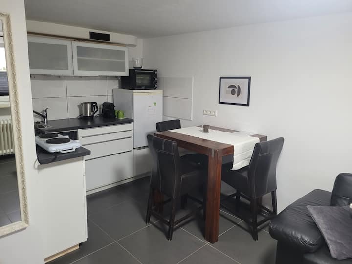 Beautiful apartment 25 sqm, ground floor, parking space, near the train station