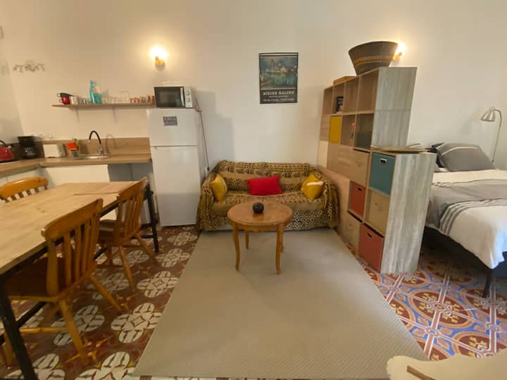Grand Studio Sur Jardin Au Coeur Du Vieux Vals - Ardèche