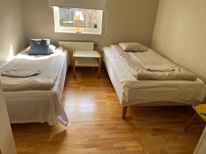 Chambre #3.
2 lits simples de 90 cm