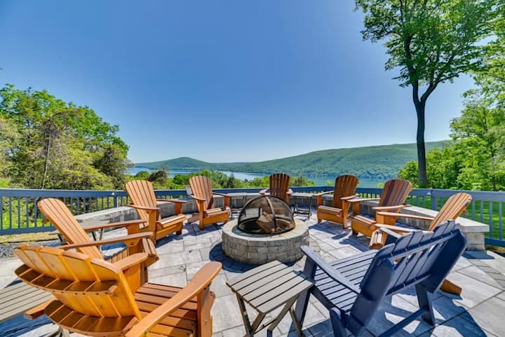 Hot Tub + Fire Pit Sleeps 18/great For Groups - Naples, NY