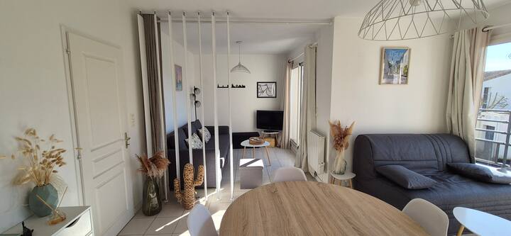 T2, Terrasse, Parking Privé Sécurisé, 2 Vélos - La Rochelle