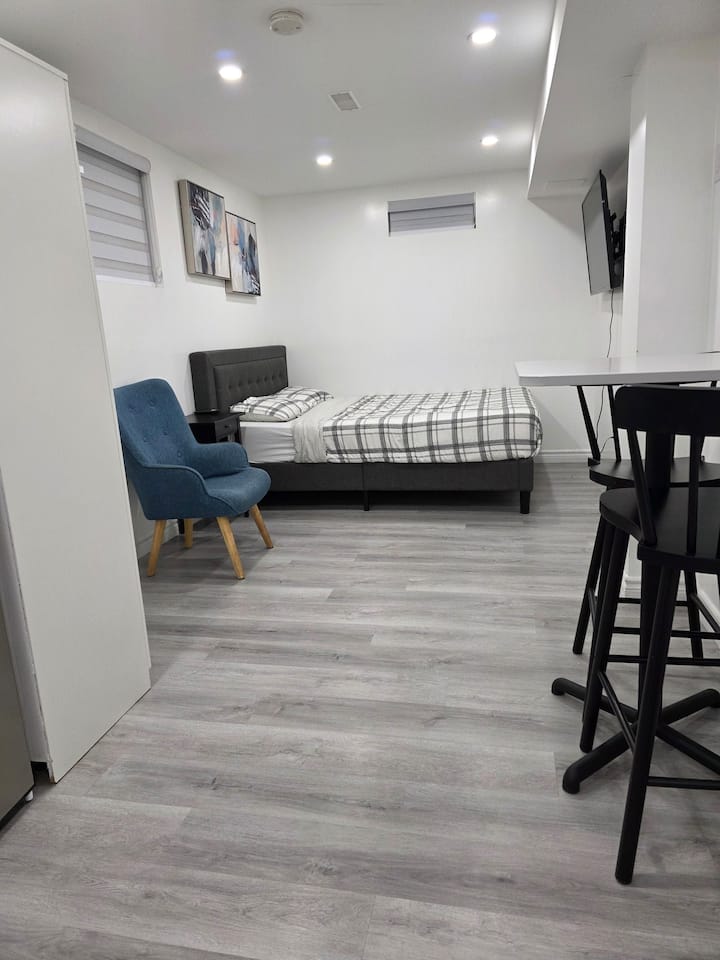 Modern & Elegant Studio Apartment (Sep Entrance) - Brampton