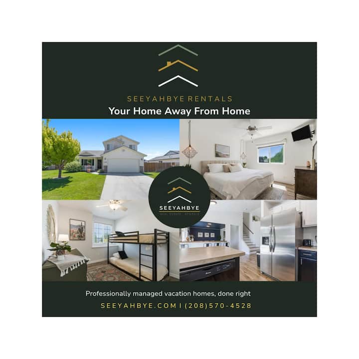 Spacious Caldwell/nampa Home | Fire Pit, Bbq Patio, Large Yard | Sleeps 10 - Caldwell, ID