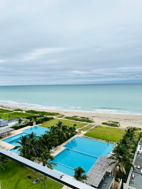 A beautiful apartment with an ocean view