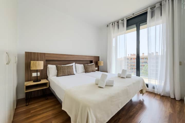 Elegant 2br Apartment W/ Terrace Near City Center - 巴塞隆拿