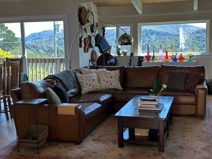 Spacious 3br, Expansive Views, Cats & Chickens! - Corte Madera, CA