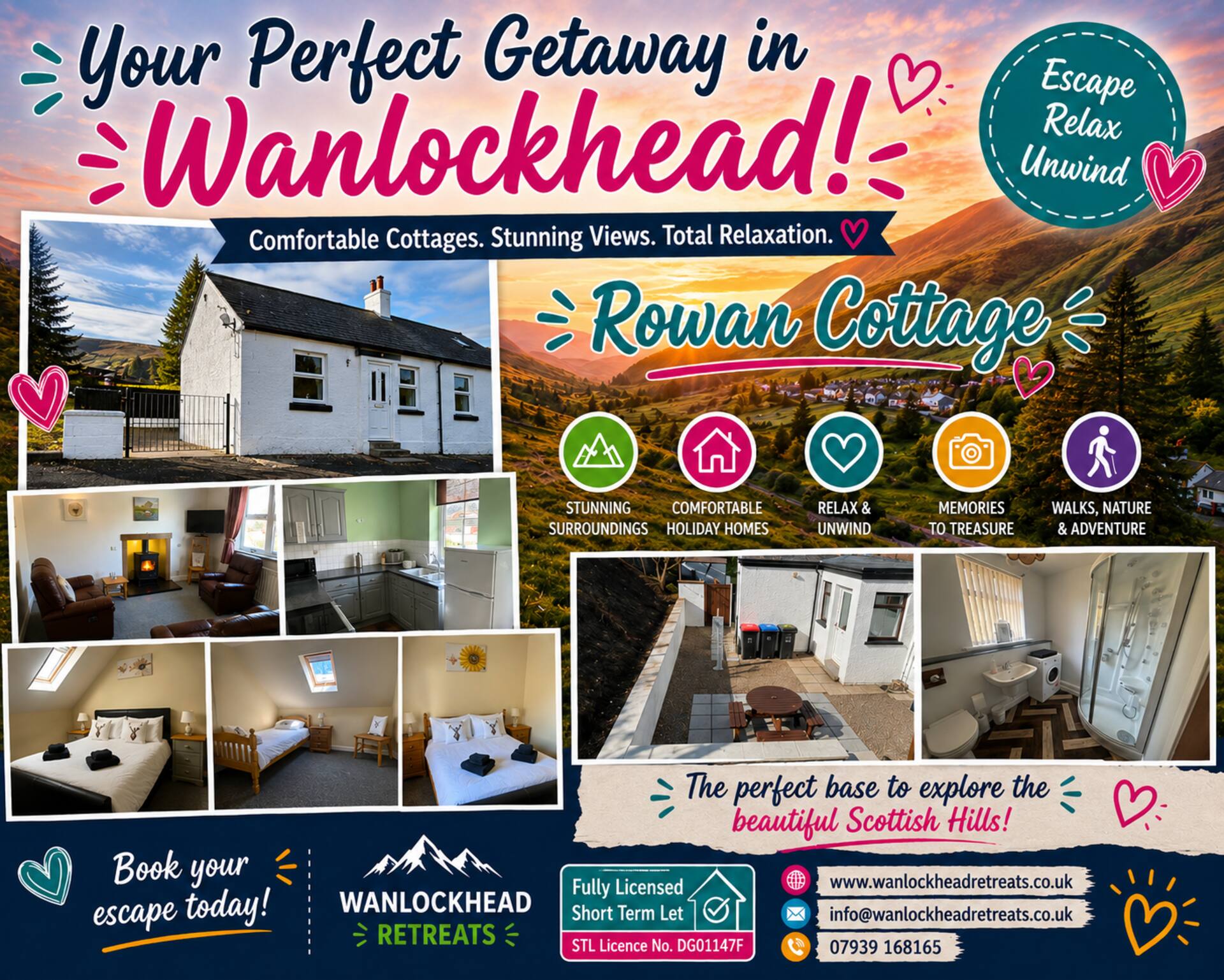 Cottage with Log Burner - Wanlockhead D & G