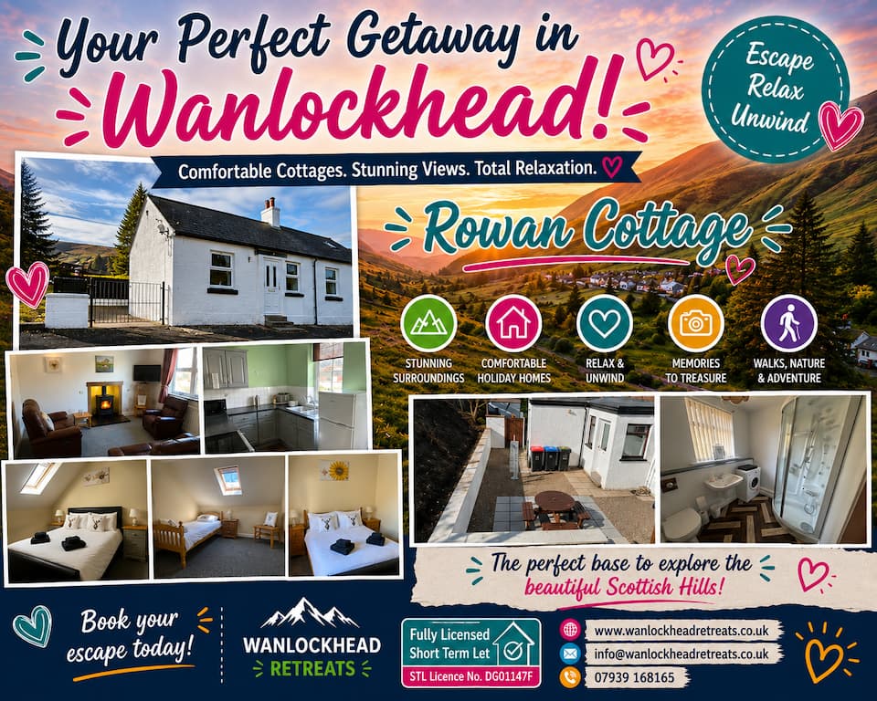 Cottage with Log Burner - Wanlockhead D & G — photo 1