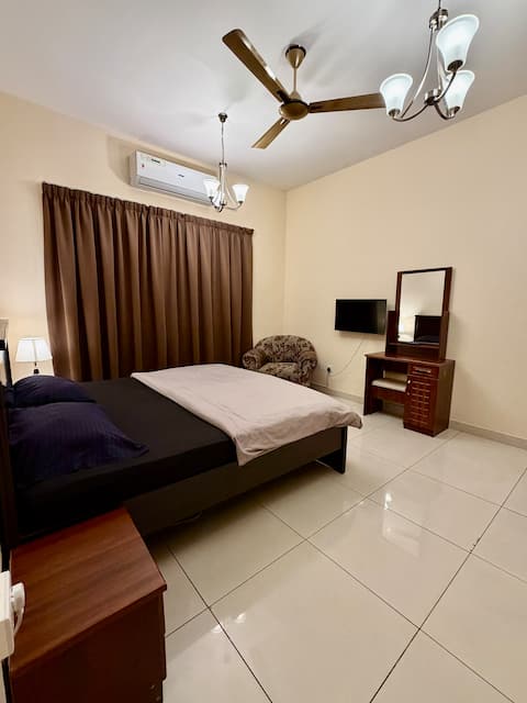 New Flat in Villa With Parking at Deira-Dubai