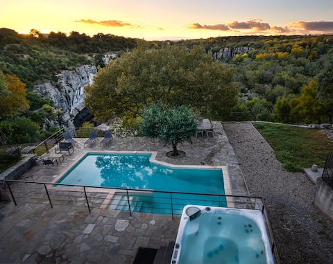 "Le PanoramiK Ardèche" 12p - 2 Villas