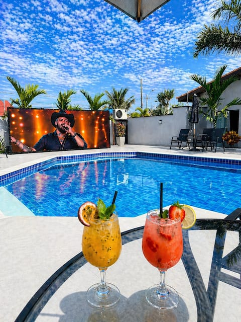 CASA MARAVILHOSA PISCINA AQUECIDA 100M DA PRAIA