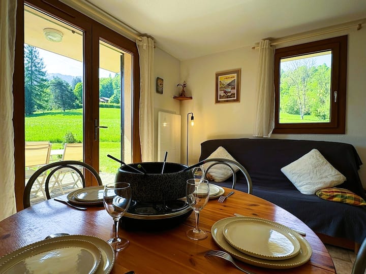 Appartement Rez-de-jardin Vue Panoramique- 4 Pers - Morillon