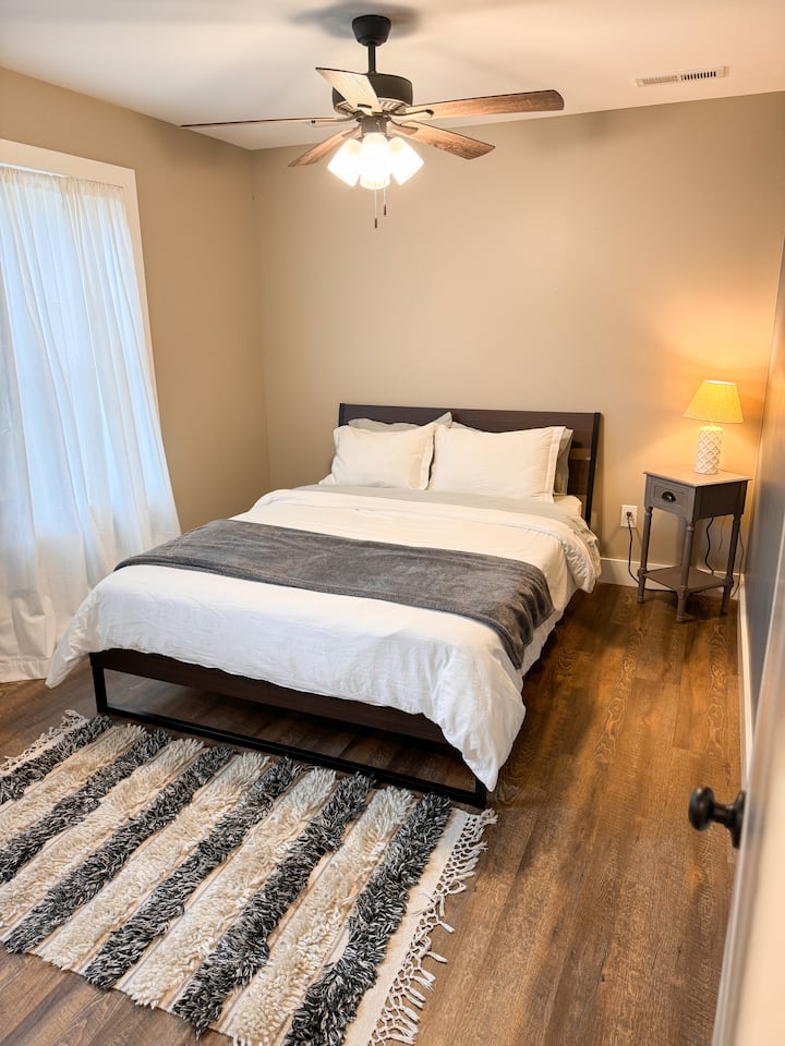 Ground level bedroom. There is no other room on the ground level.