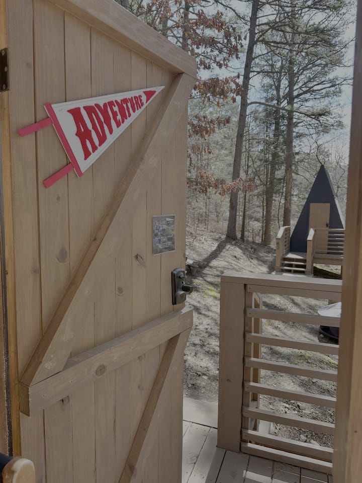 Loblolly Pines #1 Adventure Aframe - Eureka Springs, AR