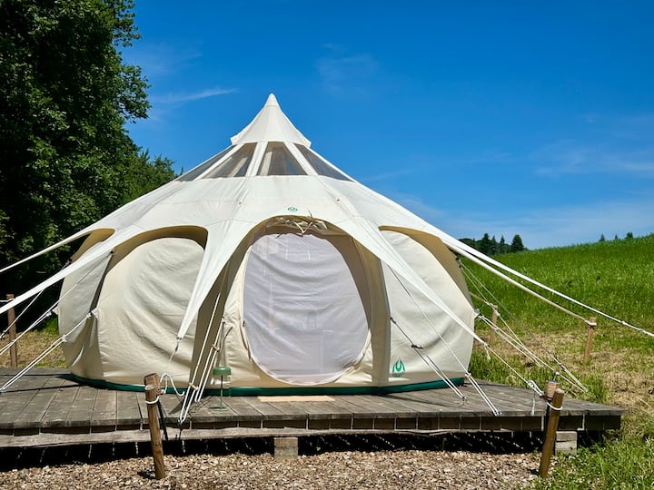 zelt für sandkasten Asgard Tech Mini Glamping-Zelt Incl. Colour Pack Dachshund Chocolate main image 1