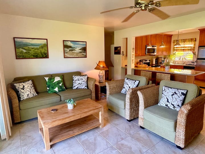 Lovely 1 Bedroom Condo With Garden And Ocean Views - Hanalei, HI
