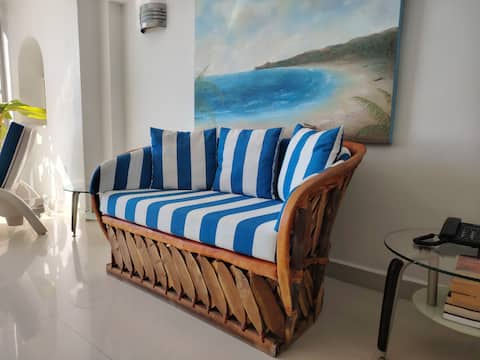 Top performing Airbnb: One bedroom oceanfront condo. in Jalisco