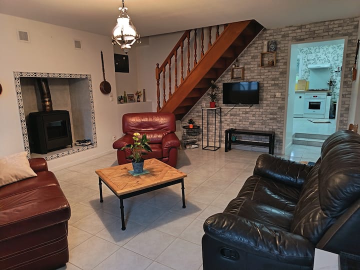 Charmant Logement Avec Cheminée - Manche