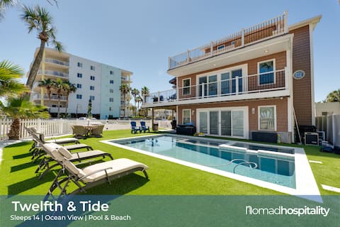 Be A Nomad | 7BR Ocean View 30sec Beach Jax