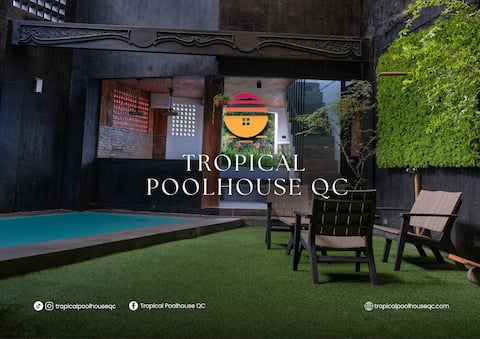 Spacious 3BR-Tropical Poolhouse|Prime QC Location!