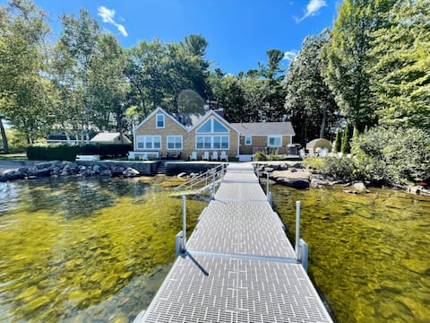A Luxury Lakefront Retreat on Sebago Lake