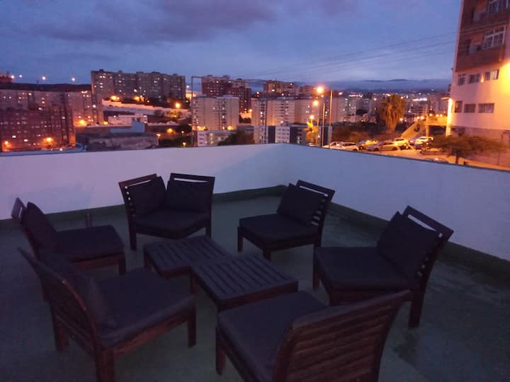 X1 Bed In A Bunkbed Shared Room Hello House Hostel - Las Palmas de Gran Canaria, Espagne