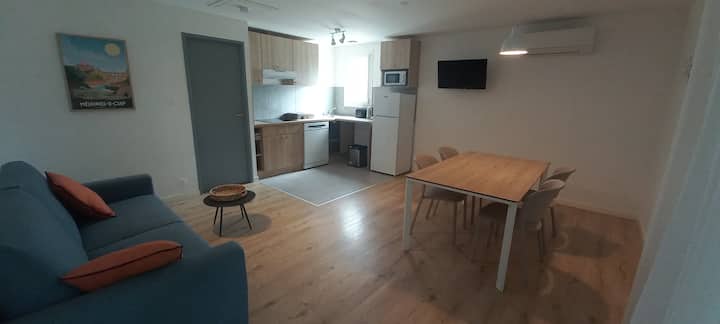 Gîte 7 Personnes Climatisé Entièrement Rénové - Goudargues