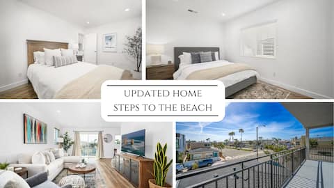 Remodeled - 2 Car Parking - Clean - Walk to Beach