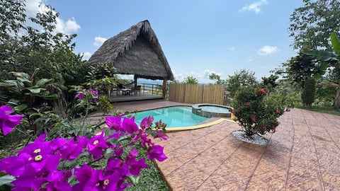 Swimming pool, Jacuzzi, rest in nature.