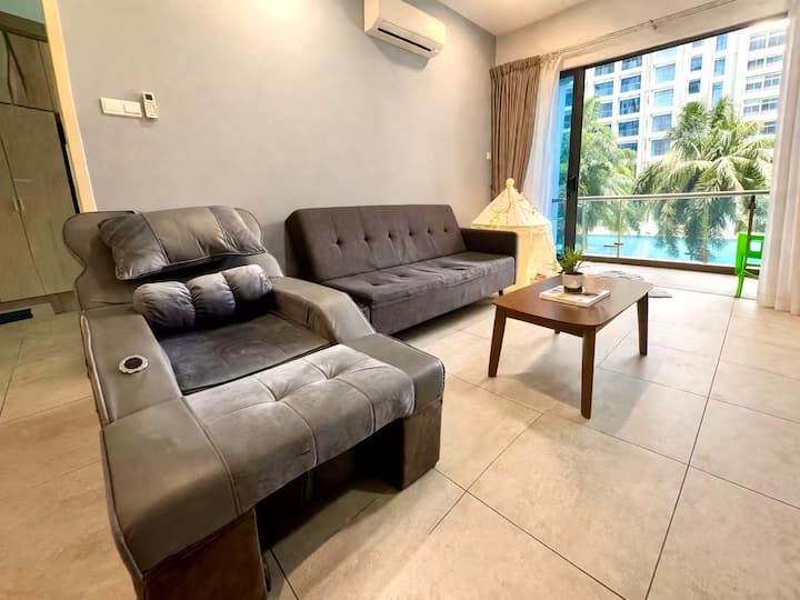 Atlantis Poolview [Tvbox] 2br 9pax A0812 - Malacca