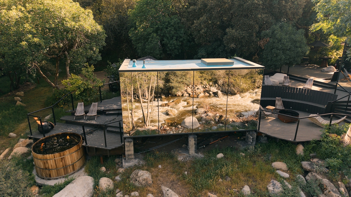 その他 bnb Infinite Luxury Mirror House | Hot Tub | Sauna - Tiny houses for