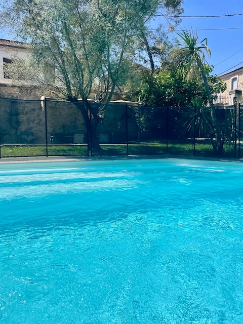 Quiet villa with pool – 10 people – Montpellier