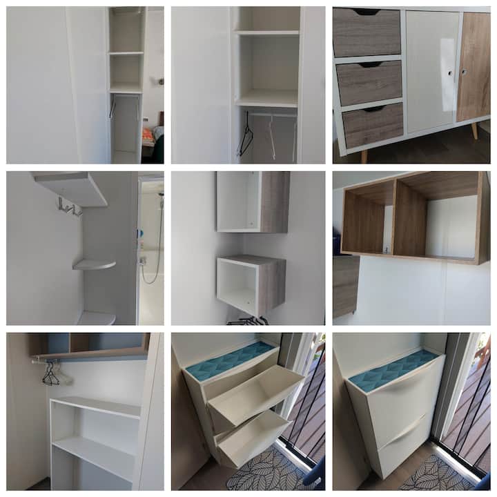 Mobil Home,2 Chambres ,Climatisé, Piscine Chauffee - Le Grau-du-Roi