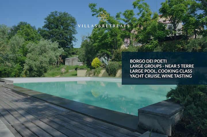 Borgo Dei Poeti 30p Private Pool, A/c, Bbq - Sarzana