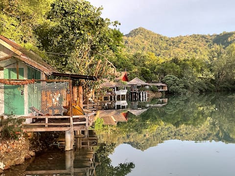 AC bungalow lagoon view (A7) Blue Lagoon Resort