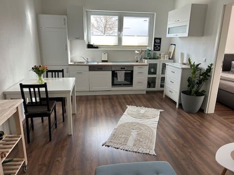 Vacation home "Rebenblüte" with private parking.