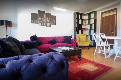 Stylish Two-Bedroom Suite with Stunning City Views