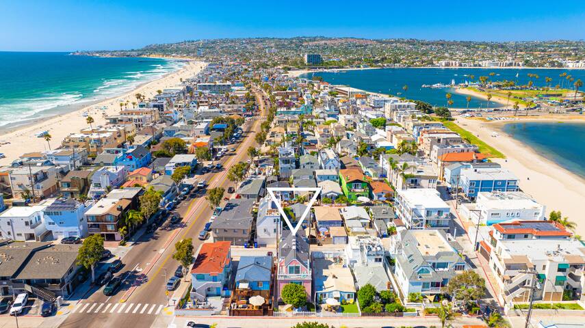 Cozy Mission Beach 2BR/2BA by the Sand