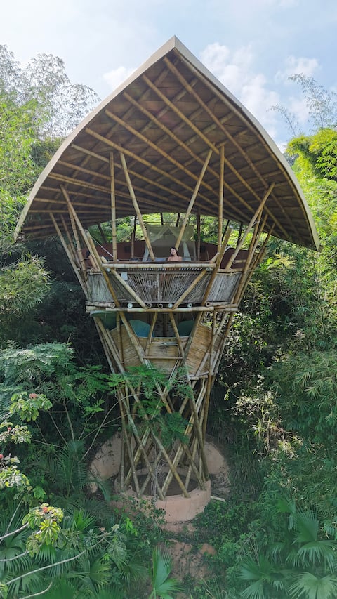 Bamboo Tower in Minca All Inclusive Jungle Retreat