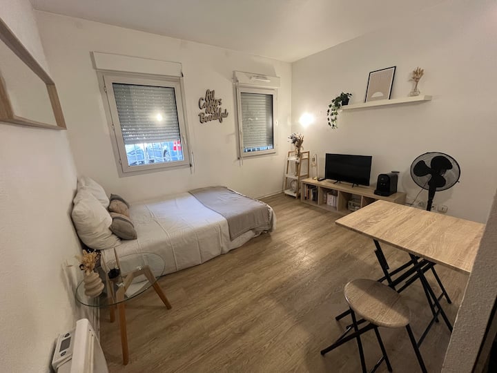 Joli Studio Tout éQuipé Proche Tram Et Mbs - Montpellier