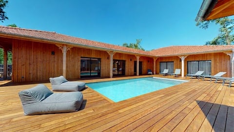 Heated pool villa - quiet - close to pool