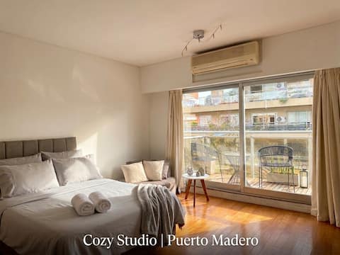 Anuncio de Airbnb popular: Cozy studio in the center of Puerto Madero en Puerto Madero