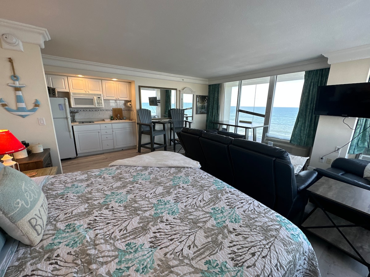Ocean Front view Studio Condo
