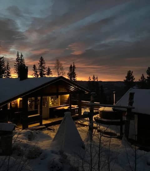 Find peace and quiet on beautiful Blefjell.